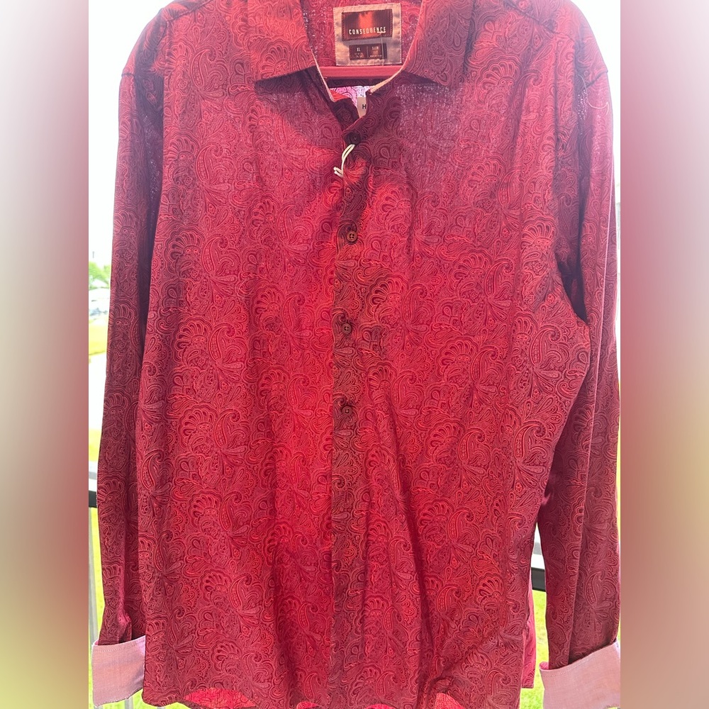 Men’s, button down shirt, XL
